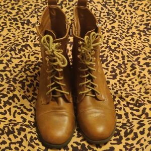 Camel Combat Boots